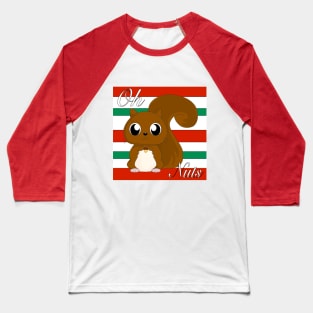 Cute ugly Christmas Oh nuts - It's Christmas Baseball T-Shirt